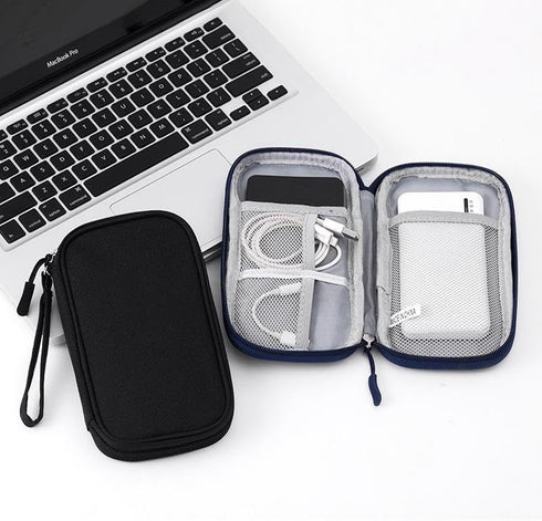 Diabetic Supplies Travel Case Organizer - Storage Bag for Test Strips, Lancets, Needles, Glucose Meter (Black)