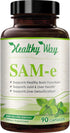Healthy Way 500mg SAM-e Supplement - High Strength S-Adenosyl-L-Methionine Capsules for Joint, Brain, Liver, Mood