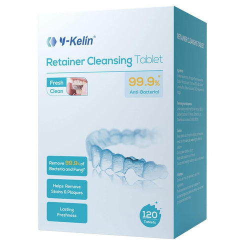 Retainer Cleanser Tablets, Mouth Guards Cleaner, Remove Odors, Stains, 120 Counts Mint by Y-Kelin