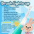 brush-baby BabySonic Electric Toothbrush for Ages 0-3 Years, Teal - Smart LED Timer & 2 Sensitive Brush Heads