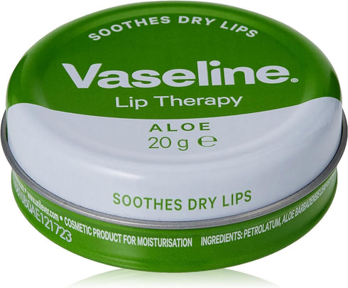 Vaseline Lip Balm Aloe Vera (20g/0.705oz, 6X20g/0.705oz)