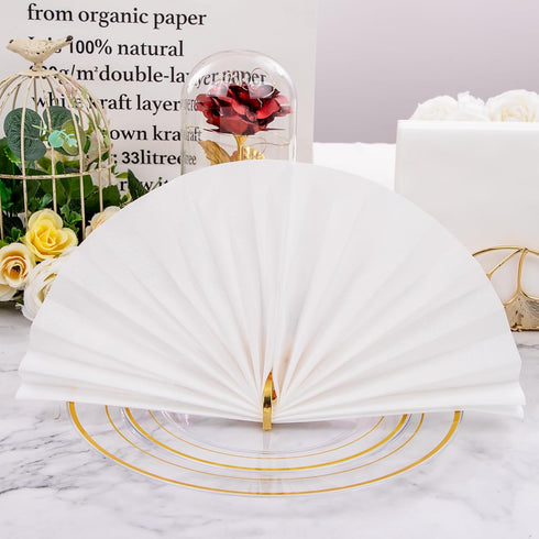 DaYammi 100 PCS Disposable White Napkins, 13" x 13" Soft Absorbent Linen Feel Cocktail Napkins for Bathroom Party