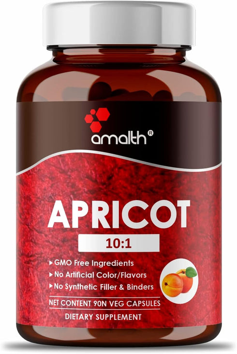 Apricot 10:1-1000mg (90 capsules) - Dietary Supplement for Health Support