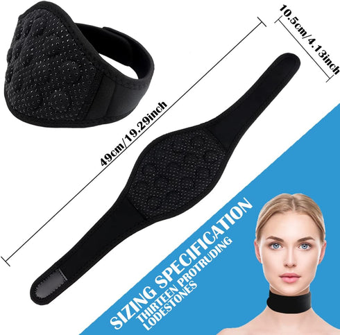Magnetic Self Heating Pad, Thickened and Lengthened Magnetic Therapy Neck Strap Pain Relief for Neck Arthritis Migraine Headaches