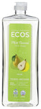ECOS Dishmate Dishwashing Liquid, Earth Friendly Products, Natural Pear, 25 Fl Oz
