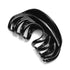 Youxuan 4 Inch Hair Claw for Women, Pretty Grip Clip for Thick Hair, Black