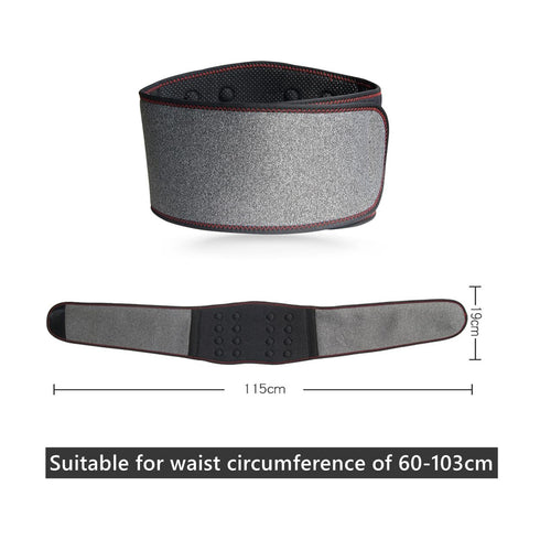 Heating Lower Back Brace Cordless Back Support Belt for Pain Relief Heated Waist Belt Wrap with Heating Pad Adjustable Lumbar Support for Men Women Waist Protection Herniated Disc Scoliosis Sciatica