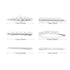 Pearl Hair Clips Barrettes, Silver Wedding Decorative Bobby Pins for Women Girls, 6pcs Hair Styling Accessories