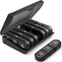 PULIV Portable Travel Pill Organizer 3 Times a Day, 7 Day Light-Proof Pill Case for Vitamins and Medication (Black)