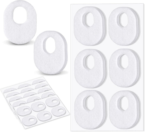 WILLBOND 30 Pcs Callus Pads, Soft Felt Oval Shape Corn Pads for Foot Pain Relief, Adhesive for Men and Women