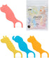 Piico Unflavored Kids Floss - No Fluoride Dual Line Dental Floss Picks, Fun Oral Care in Colorful Design - 80 Count Zoo