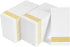 LITOPAK 200 Pack Paper Hand Towels for Bathroom - Striped Gold Disposable Napkins, Guest Towels for Parties, Weddings,