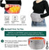 VAIKAXY 3-in-1 3-Temp Heating Waist Belt: Heating Pad for Back Comfort & Warmth + Portable Hand Warmer, USB Powered