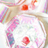 Snowflake Wonderland Party Supplies, Disposable Glitter Iridescent Pink Paper Plates Freezing Winter Tableware
