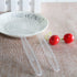 200 Count Clear Disposable Plastic Forks, Heavy Weight Utensils for Parties, Picnics, Big Events, Daily Use
