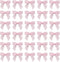 7Rainbows 50pcs Boutique Mini Bows, 1.5" Pink Satin Ribbon for Craft Sewing, Scrapbooking, Gift Wrapping