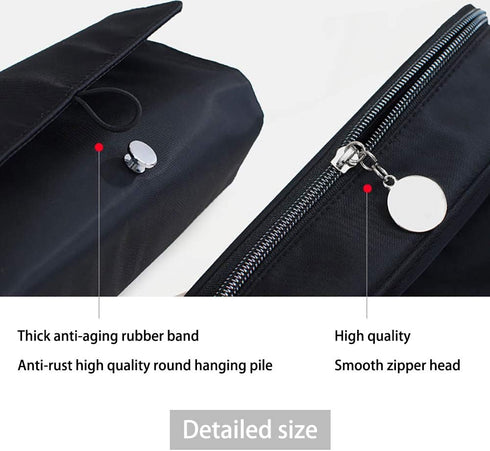 Portable Makeup Brush Storage Bag, Multi-Function Cosmetic Travel Bag, Folding Tool Protection Bag