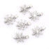 NVENF 6PCS Christmas Hair Clips for Women Holiday Rhinestone Snowflake Hair Accessories (6PCS Snowflake A)