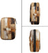 Skerhhux 7 Brown Pattern Design Pill Case Travel Pill Organizer Weekly Day Portable with Zipper Medicine Box Pill Case