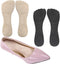 High Heel Inserts Women, Adhesive Velvety Cushioning Insoles for High Heels, ¾ Gel Cushion for Pain Relief, 2 Pairs,