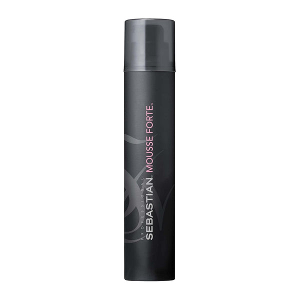 Sebastian Mousse Forte, Strong-Hold Mousse for Professional Hair Styling, 7 oz
