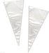 Clear Cellophane Cone Bags, Large & Transparent, Pack of 25 for Treats, Gifts & Parties