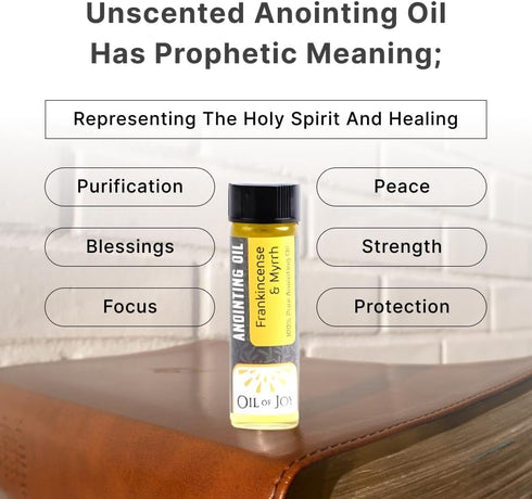 Oil Of Joy 1/4 Package 6 Swanson Christian Products Anointing Oil - Frankincense and Myrrh - Ounce