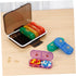IMUSINICE Weekly Portable Medicine Organizer Pill Box with Multi-Grid Compartments, Colorful Travel Pill Holder