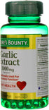 Nature's Bounty Garlic Extract - 1000 mg, 100 Rapid Release Softgels (Pack of 6)