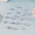 YISSION 20Pcs Mini Flower Hair Clips for Girls, Cute Lily Flower Hair Pins for Wedding Accessories