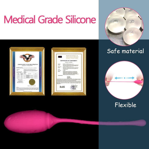 xinXbabe 69g Pelvic Floor Muscle Trainer Kegel Weights Training for Tightening & Strengthen - Beginner to Intermediate