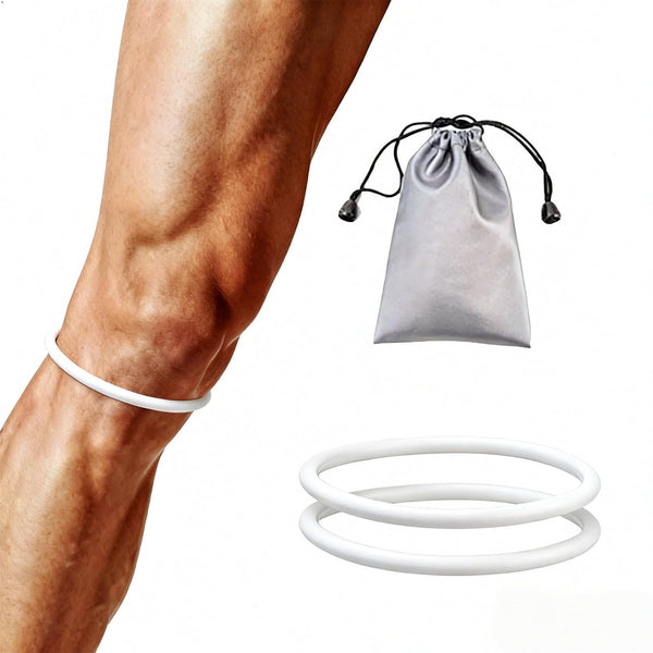 Lemnestie 2PCS Patellar Tendon Support Strap, Knee Pain Relief Patella Bands for Hiking,