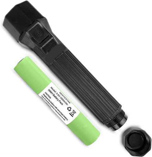 Flashlight Battery, 75175 Compatible with Maglite Flashlight, (Ni-CD, 6V, 2500 mAh) Ultra High Capacity Replacement
