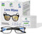 VisClear Lens Wipes for Eyeglasses, 200 Counts, Extra Moist Individually Wrapped Eyeglass Cleaner