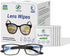 VisClear Lens Wipes for Eyeglasses, 200 Counts, Extra Moist Individually Wrapped Eyeglass Cleaner