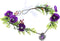Vivivalue Flower Crown Headband for Women - Floral Halo Girl Flower Headpiece for Wedding Party Photos