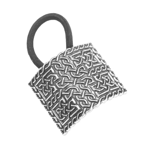 Ponytail Holder - Women's Hair Accessory, Celtic Knot Design, Handcrafted in the USA