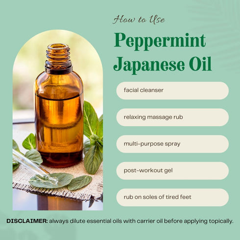 Peppermint Essential Oil, 4 fl oz, 100% Pure Essential Oil, GreenHealth