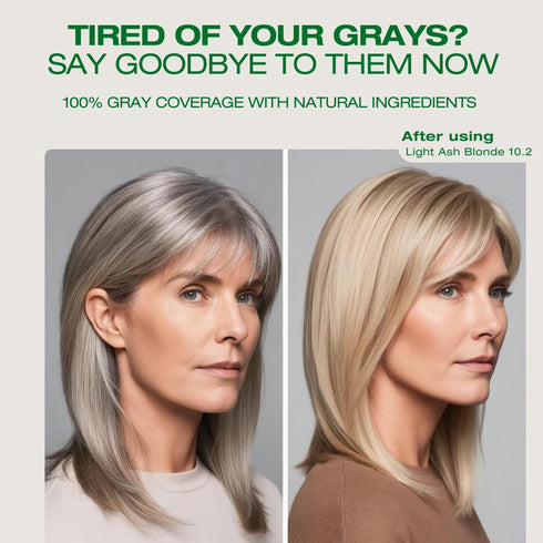 Naturigin Permanent Hair Color, 10.2 Light Ash, 1 Pack, Ammonia Free, Vegan & Cruelty-Free