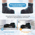 NEWGO Black Ice Pack Wrap for Foot, Plantar Fasciitis Relief, Gel Cold Pack for Ankle Swelling & Sprained Heels
