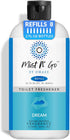 Mist N' Go by OMAZE Bathroom Odor Spray Refill Bottle - Multitasking Toilet Spray, 16oz (1 Pack)