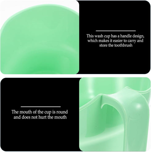 Bed Cup Patient Basin, Plastic Dental Emesis for Elderly Bedridden Patients Cleaning