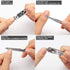 Manicure Pedicure Set, Stainless Steel Nail Clippers Portable Travel Grooming Kit with Snap-shut Case