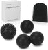 QLDT 3-in-1 Massage Ball Set, Peanut Ball & Spiky Ball & Lacrosse Ball