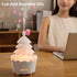 LUCOJET 250ML 7 Essential Oil Diffuser, Christmas Tree Aromatherapy Diffuser, Ultrasonic Cool Mist Humidifier