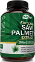 NutriFlair Saw Palmetto Extract 750mg, 120 Capsules, Natural Prostate Supplement, Berry Health Support