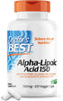 Doctor's Best Alpha-Lipoic Acid 150, Supports Glucose Metabolism, 120 Veggie Caps, Non-GMO, Vegan