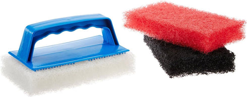 Star brite Scrub Pad with Handle - Choose from 3 Different Textures