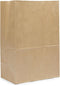 PABCK Flat Bottom Brown Kraft Paper Wax Bags, 50 Pcs Food Storage Containers for Lunch, Sandwich, Craft