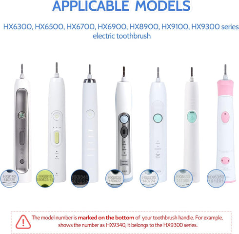 Kuflant HX9340 HX9350 HX6340 HX6530 HX6710 HX6920 HX9140 HX8910, Electric Toothbrush Metal Shaft/Link Rod Replacement